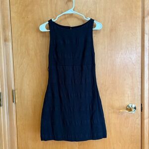Free People Women's Black Sleeveless Mini‎ Dress Open Back Casual Summer